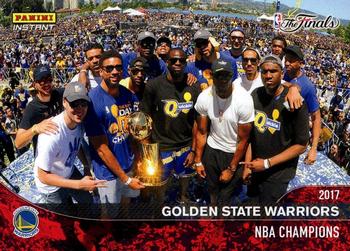 2016-17 Panini Instant NBA - Golden State Warriors 2017 Finals Championship Set Red #C24 NBA Champions Front