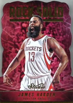 2016-17 Panini Studio - Rock Solid #RS-JH James Harden Front