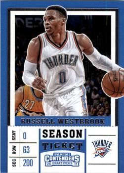 2017 Panini Contenders Draft Picks #43 Russell Westbrook Front
