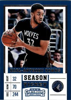 2017 Panini Contenders Draft Picks #27 Karl-Anthony Towns Front