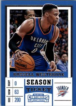 2017 Panini Contenders Draft Picks #43 Russell Westbrook Front