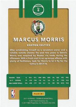 2017-18 Donruss #8 Marcus Morris Back