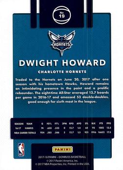 2017-18 Donruss #19 Dwight Howard Back