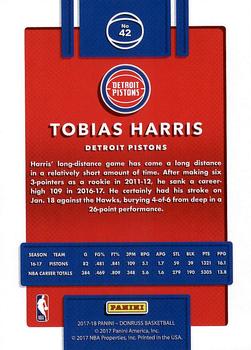 2017-18 Donruss #42 Tobias Harris Back