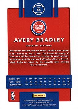 2017-18 Donruss #44 Avery Bradley Back