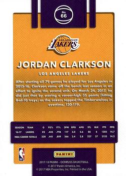 2017-18 Donruss #66 Jordan Clarkson Back
