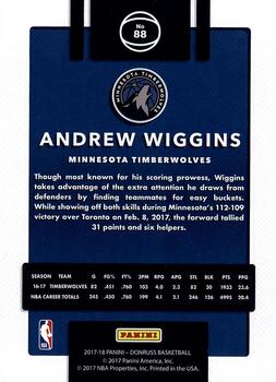 2017-18 Donruss #88 Andrew Wiggins Back