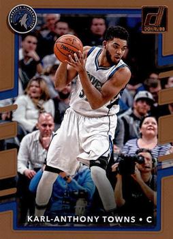 2017-18 Donruss #89 Karl-Anthony Towns Front