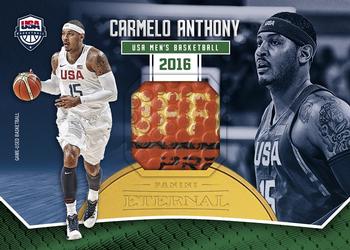 2016-17 Panini Eternal - Green #PE-CA1 Carmelo Anthony Front