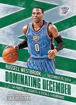 2016-17 Panini Eternal - Green #PE-DB3 Russell Westbrook Front