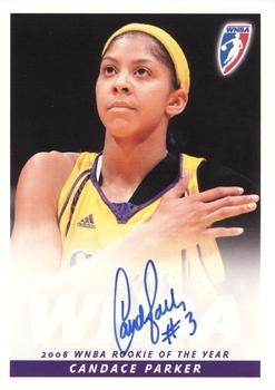 2009 Rittenhouse WNBA Series 1 - Autographs #NNO Candace Parker Front