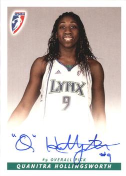 2009 Rittenhouse WNBA Series 3 - Autographs #NNO Quanitra Hollingsworth Front