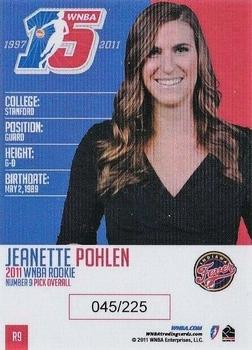 2011 Rittenhouse WNBA - Rookies #R9 Jeanette Pohlen Back