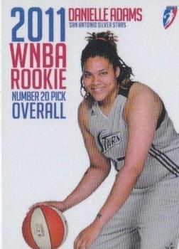 2011 Rittenhouse WNBA - Rookies #R12 Danielle Adams Front