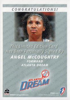 2011 Rittenhouse WNBA - Autographs #NNO Angel McCoughtry Back