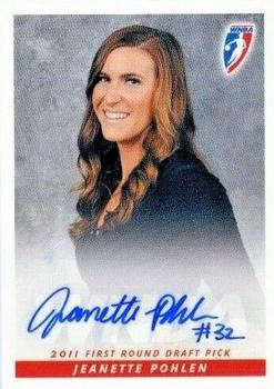 2011 Rittenhouse WNBA - Autographs #NNO Jeanette Pohlen Front