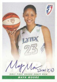 2011 Rittenhouse WNBA - Autographs #NNO Maya Moore Front