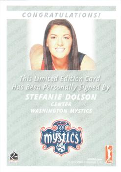 2014 Rittenhouse WNBA - Autographs #NNO Stefanie Dolson Back