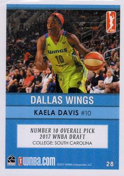 2017 Rittenhouse WNBA #28 Kaela Davis Back