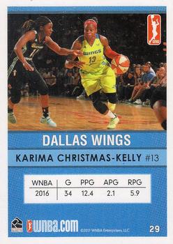 2017 Rittenhouse WNBA #29 Karima Christmas-Kelly Back