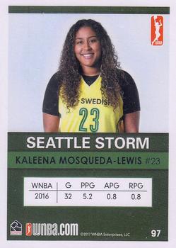 2017 Rittenhouse WNBA #97 Kaleena Mosqueda-Lewis Back