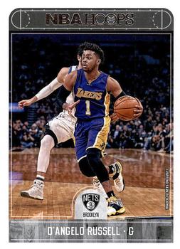 2017-18 Hoops #107 D'Angelo Russell Front