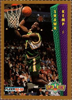1992-93 Fleer Slam Dunk #NNO Shawn Kemp Front