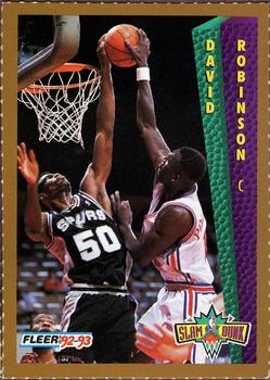 1992-93 Fleer Slam Dunk #NNO David Robinson Front
