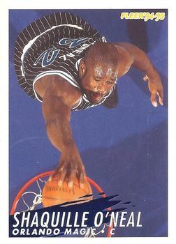 1994-95 Fleer - Perforated Promo Sheet Singles #160 Shaquille O'Neal Front