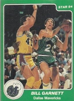 1984-85 Star Arena Dallas Mavericks #5 Bill Garnett Front