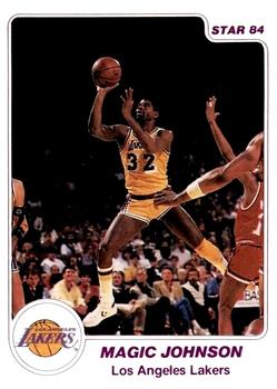 1984-85 Star Arena Los Angeles Lakers #3 Magic Johnson Front