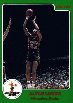 1984-85 Star Arena Milwaukee Bucks #7 Alton Lister Front