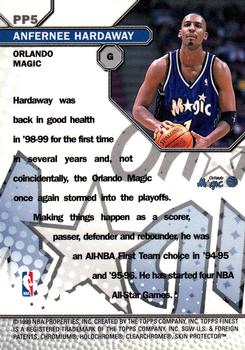 1999-00 Finest - Pre-Production Samples #PP5 Anfernee Hardaway Back