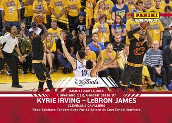 2015-16 Panini Instant NBA Finals #10 Kyrie Irving / LeBron James Front