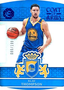 2016-17 Panini Excalibur - Coat of Arms Blue #31 Klay Thompson Front