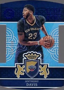 2016-17 Panini Excalibur - Coat of Arms Blue #36 Anthony Davis Front