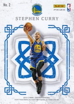 2016-17 Panini Excalibur - Crusade Silver #2 Stephen Curry Back