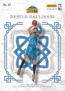 2016-17 Panini Excalibur - Crusade Silver #47 Danilo Gallinari Back