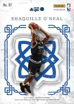 2016-17 Panini Excalibur - Crusade Silver #87 Shaquille O'Neal Back