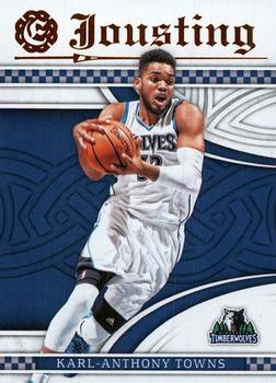 2016-17 Panini Excalibur - Jousting #17 Karl-Anthony Towns Front