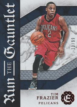2016-17 Panini Excalibur - Run the Gauntlet Red #19 Tim Frazier Front