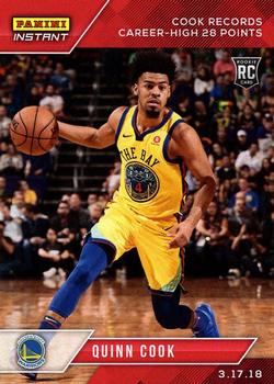 2017-18 Panini Instant NBA #116 Quinn Cook Front