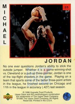 1996-97 Upper Deck Ball Park Michael Jordan #BP2 Michael Jordan Back