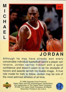 1996-97 Upper Deck Ball Park Michael Jordan #BP5 Michael Jordan Back