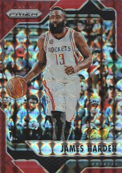 2016-17 Panini Mosaic Prizm - Red #43 James Harden Front
