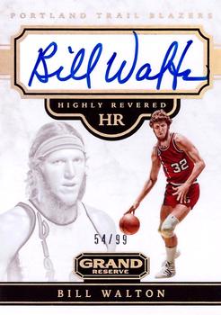 2016-17 Panini Grand Reserve - Highly Revered #12 Bill Walton Front
