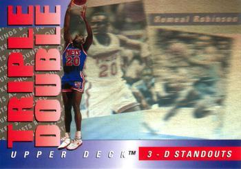 1993-94 Upper Deck Italian - Triple Double #TD9 Rumeal Robinson Front