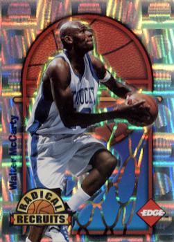 1996 Collector's Edge Rookie Rage - Radical Recruits Holofoil Factory Set #13 Walter McCarty Front