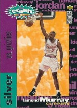 1995-96 Collector's Choice French I - You Crash the Game Silver: Scoring #C7 Lamond Murray Front