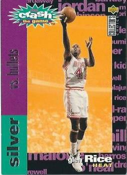1995-96 Collector's Choice French I - You Crash the Game Silver: Scoring #C13 Glen Rice Front